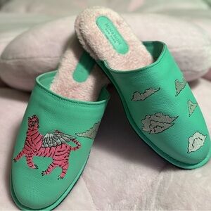 Min and Mon Marcelo “Creatures of the Future” leather slippers